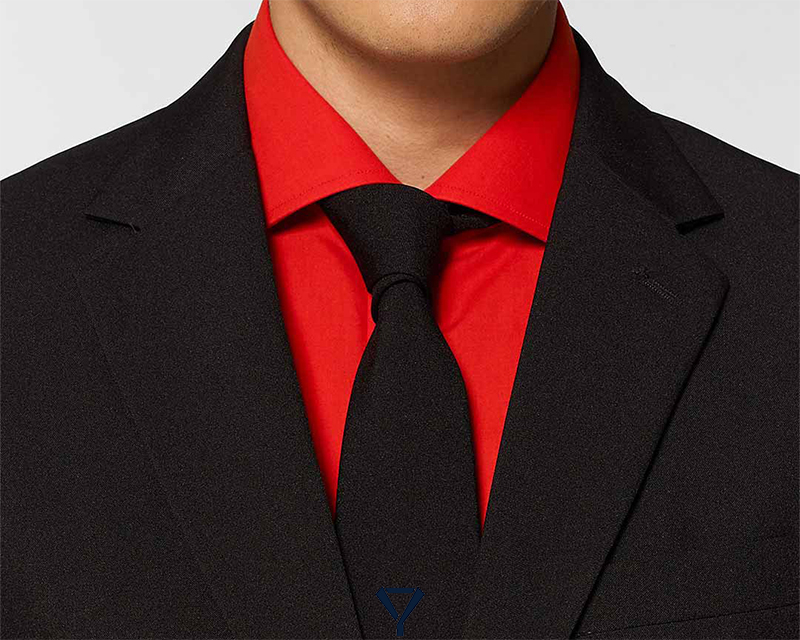 what shirt to wear with black suit a16