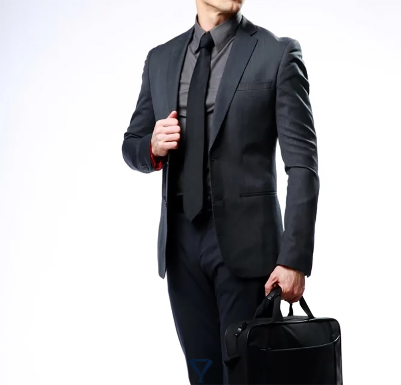 what shirt to wear with black suit a3