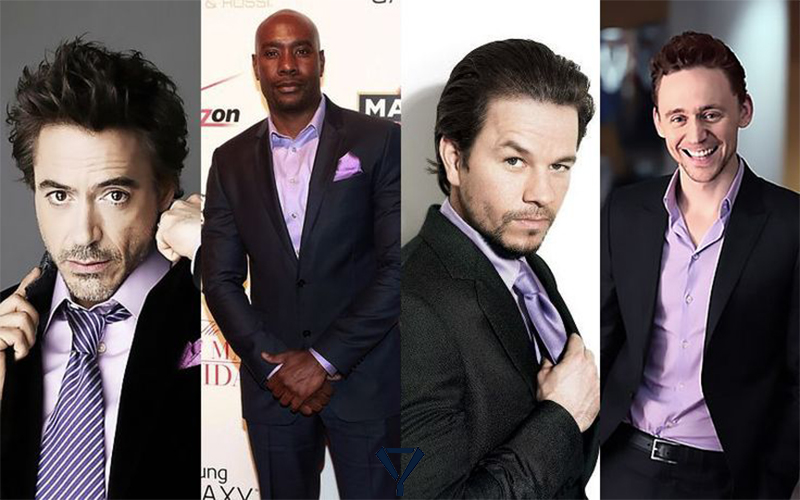 what shirt to wear with black suit a7