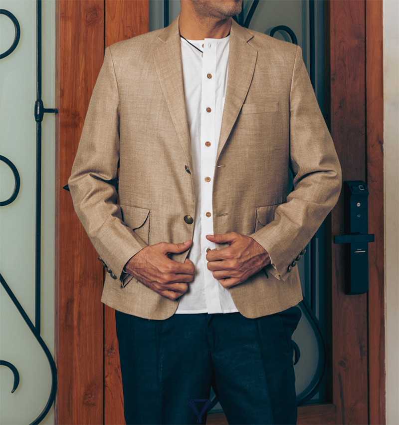 what shirt to wear with linen suit 13