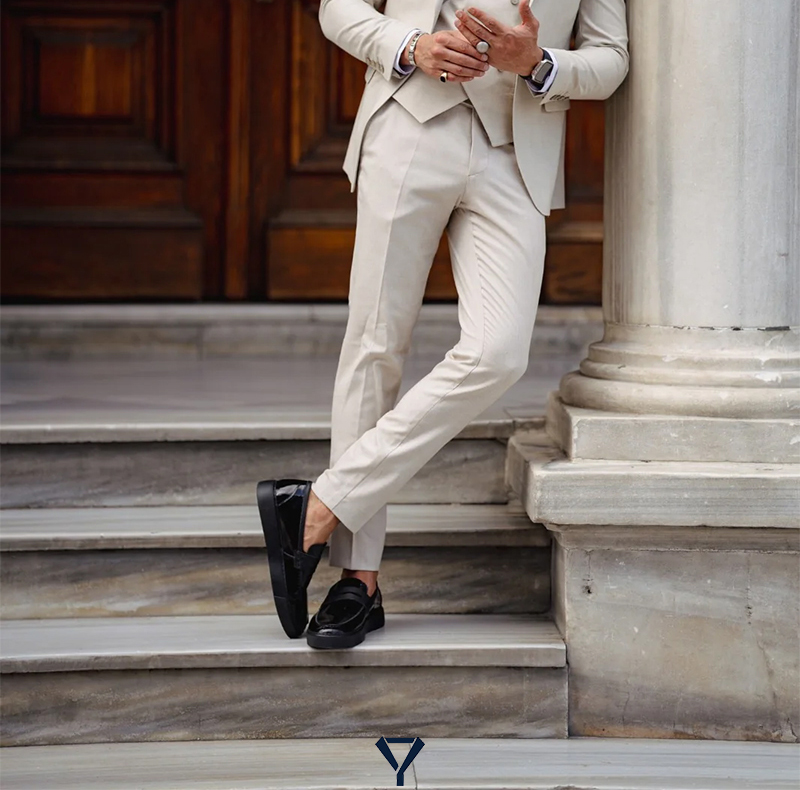 what shoes to wear with a tan suit 11