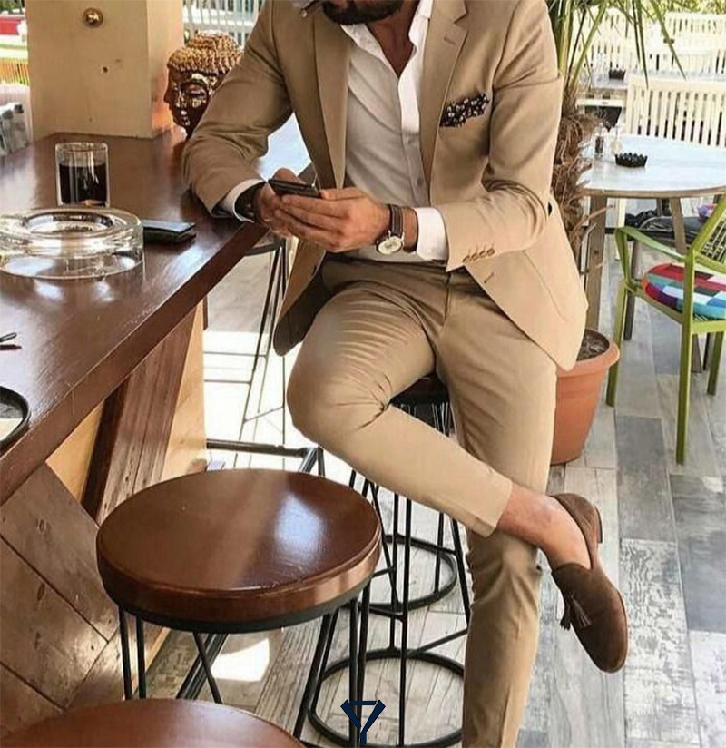 what shoes to wear with a tan suit 15