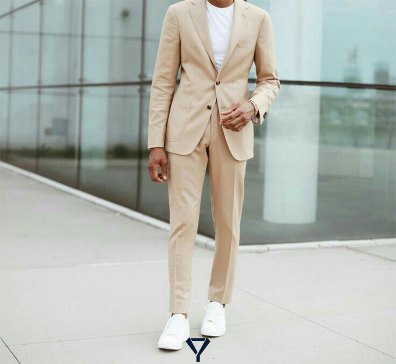 what shoes to wear with a tan suit 5