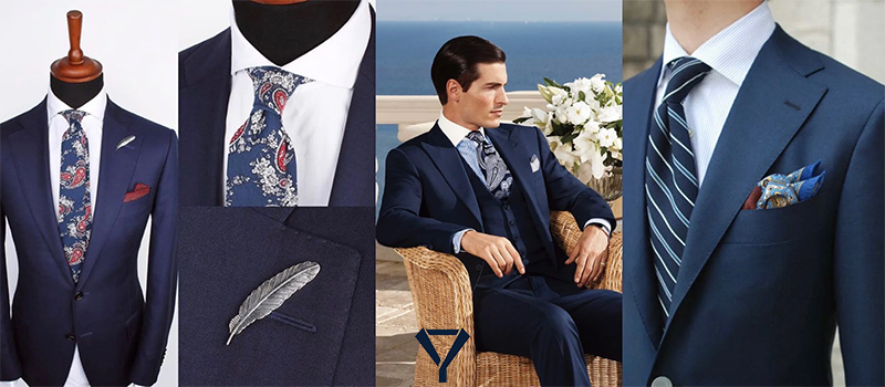 what tie to wear with navy suit 10